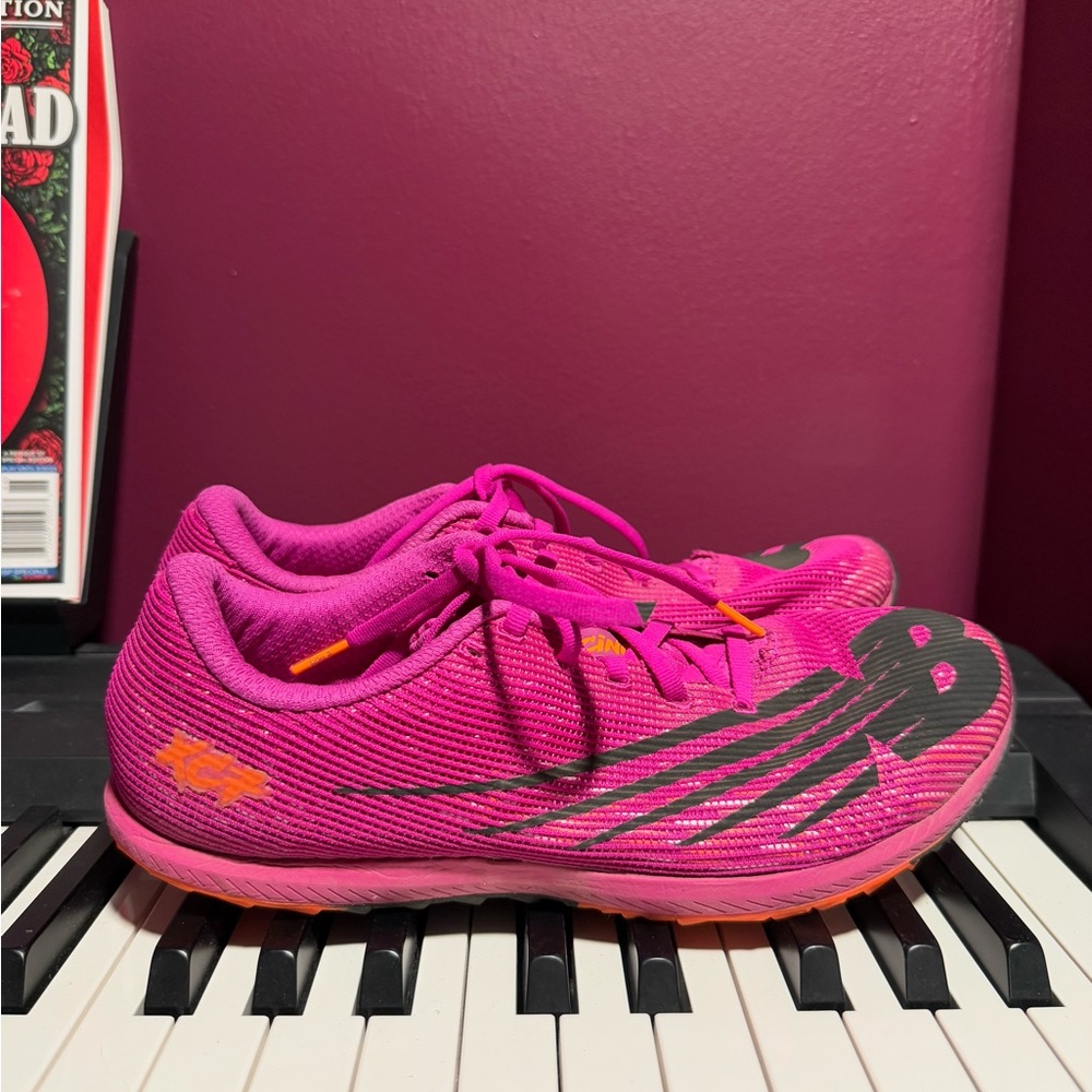 New Balance Pink Cross Country XX and Long Distance Track Shoes Spikes